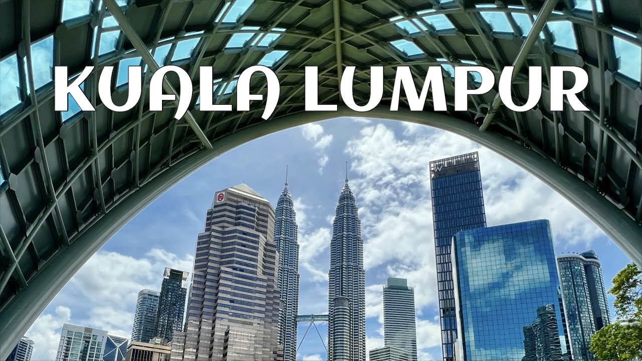 KUALA LUMPUR 4K - Best TRAVEL Guide to MALAYSIA - ALL Sights, BIKE Tour and Petronas TWIN TOWERS