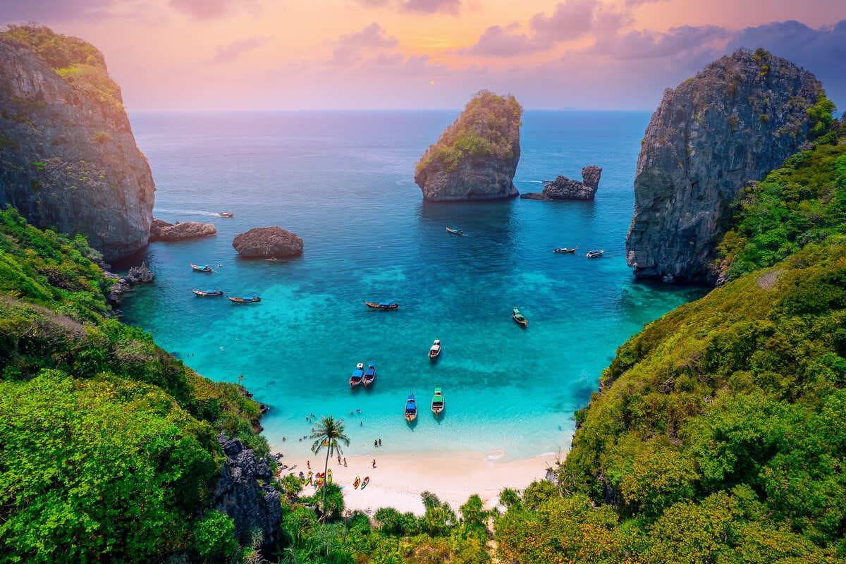 Panoramic View Of Phuket Island, Thailand