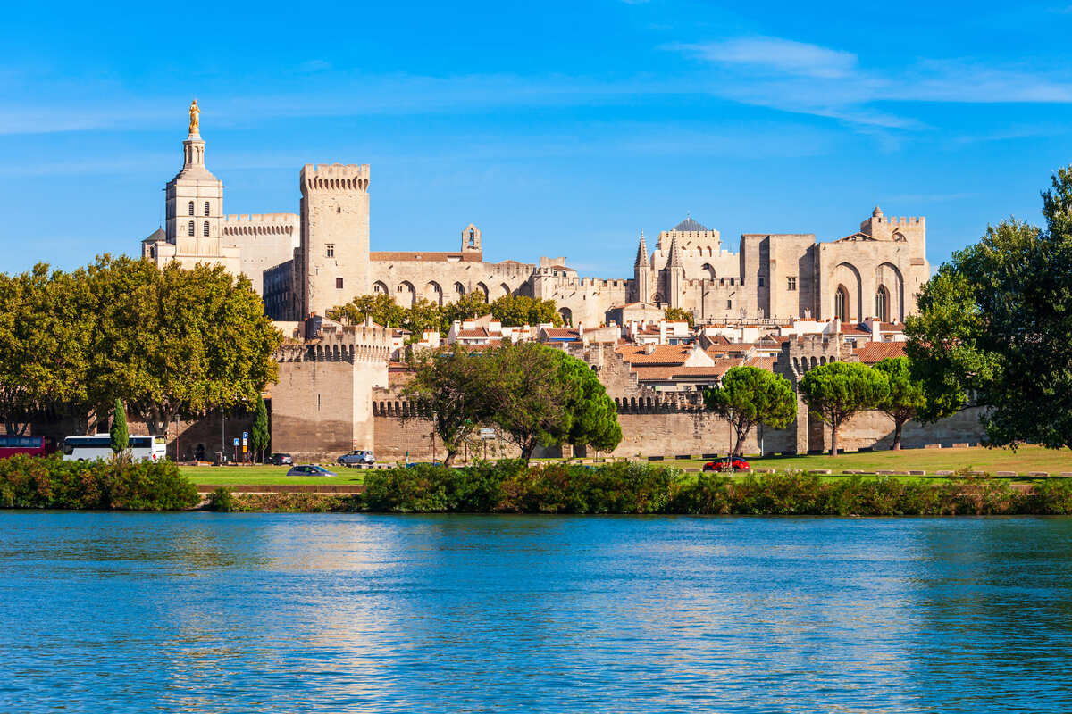Palais de Papes In Avignon, France