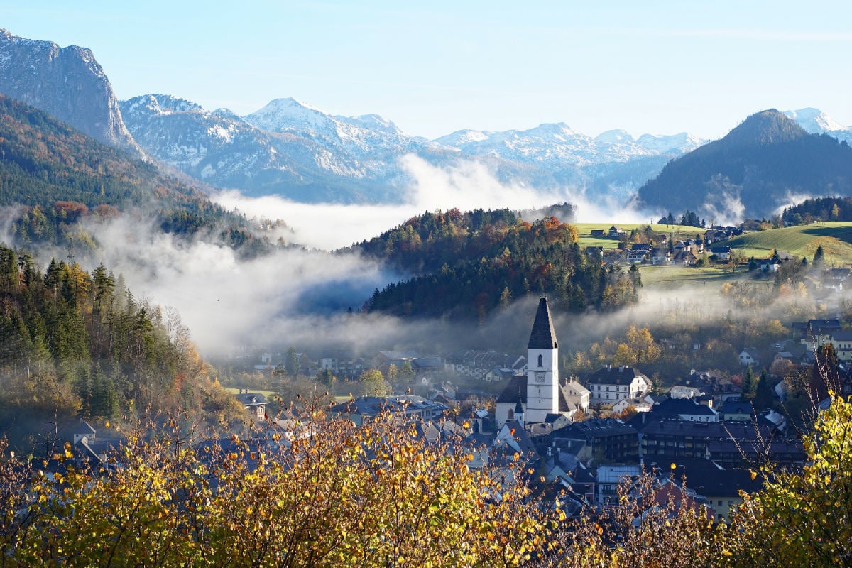 Panorama of Bad Aussie, Austria